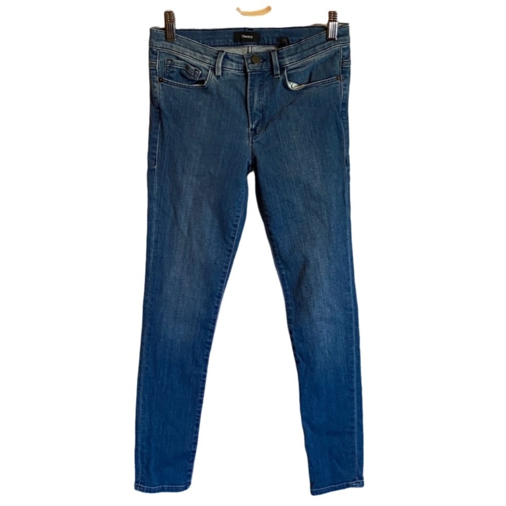 Theory Medium Blue Skinny Jeans. Size 2.